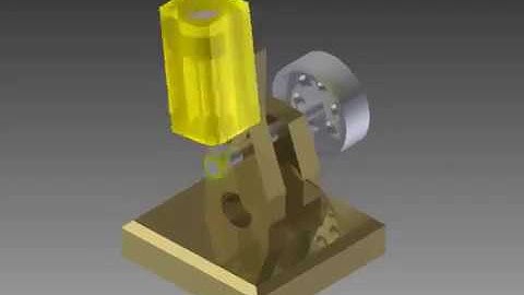 Fly Wheel Animation   Autodesk Inventor Studio Animation