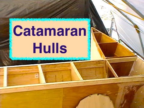 DIY Building Catamaran Hulls - YouTube