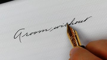 Great quote from Aurelius | Namiki Emperor Fountain Pen | Spencerian Handwriting Practice
