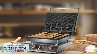VEVOR Mini Dutch Pancake Maker 1.7 Inch Diameter Mini Pancake Poffertjes Machine Electric