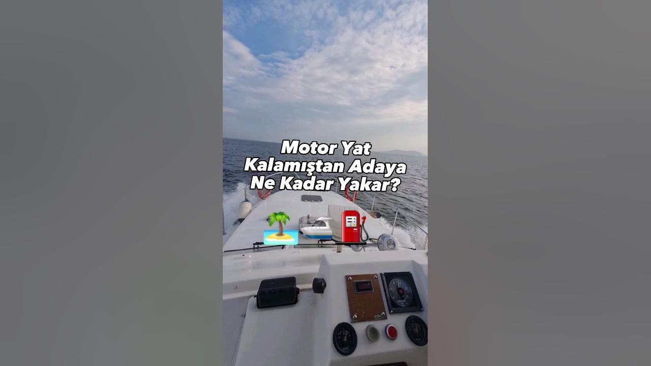 Motor Yat Ne Kadar Yakar?⛽️😳😱 shorts canhicyilmaz YouTube