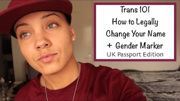 How To Legally Change Your Name and Gender Maker
