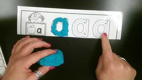 Playdoh Letter/Number mats