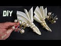 Кольца для салфеток +как правильно сложить салфетки napkin rings#Marine_DIY_Guloyan