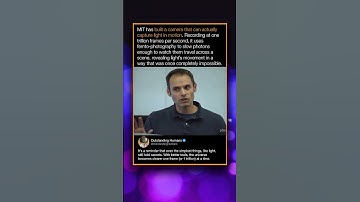 MIT has built a camera that can actually capture light in motion.