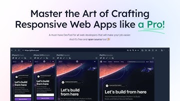 Discover Responsively to test web responsiveness