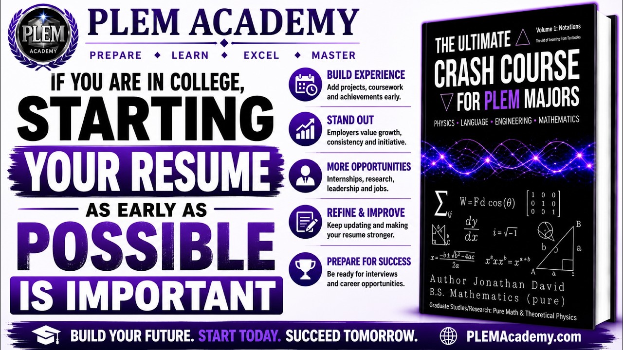 If You Are in College, Starting Your Resume as Early as Possible Is Important