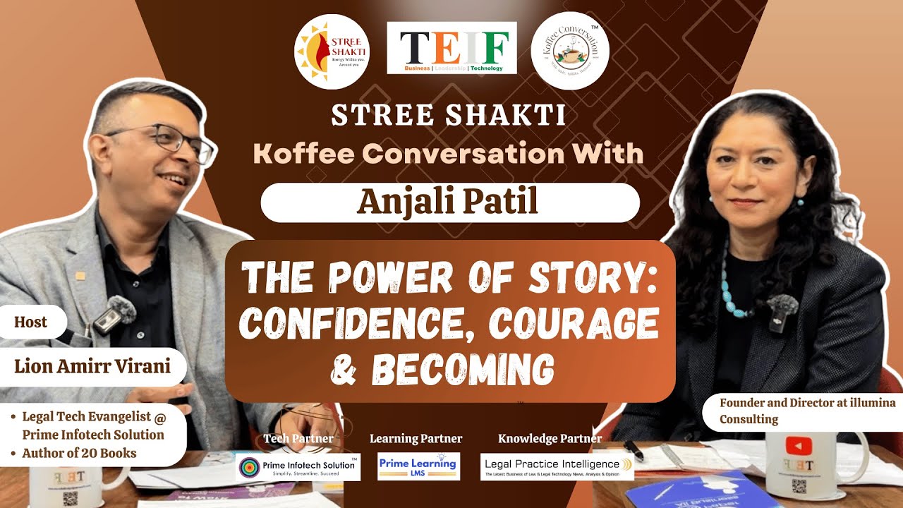 Сила истории: уверенность, смелость и становление личности с Анджали Патил | Кофейная беседа @TEIF