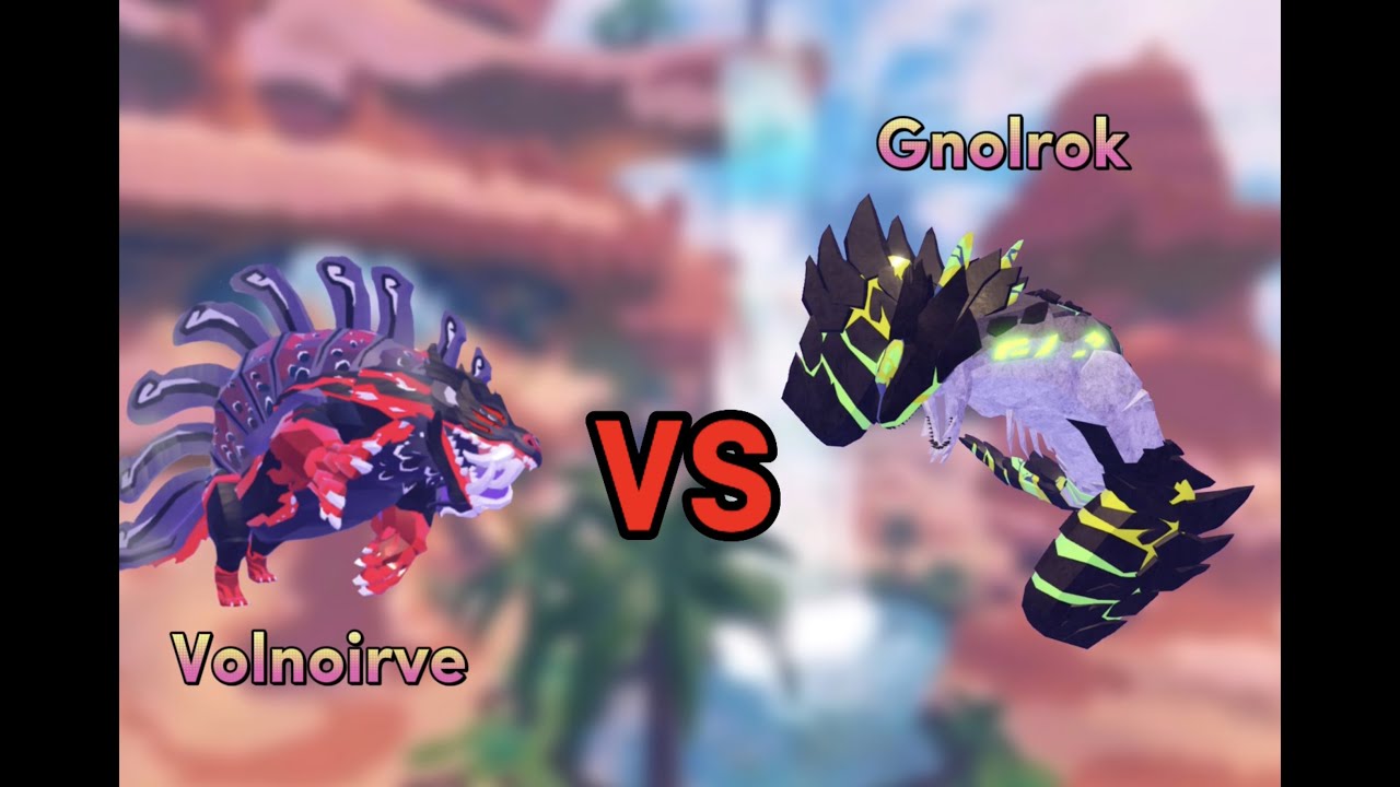 Volnoirve VS Gnolrok! Creatures of Sonaria YouTube