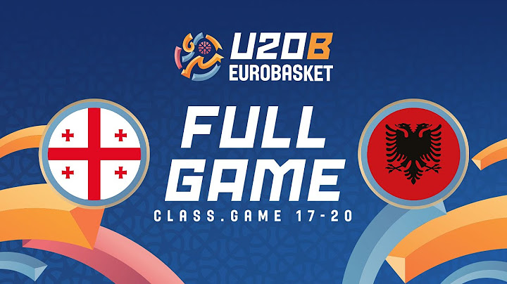 LIVE - Georgia v Albania | FIBA U20 EuroBasket 2025 Division B | Class. Game 17-21
