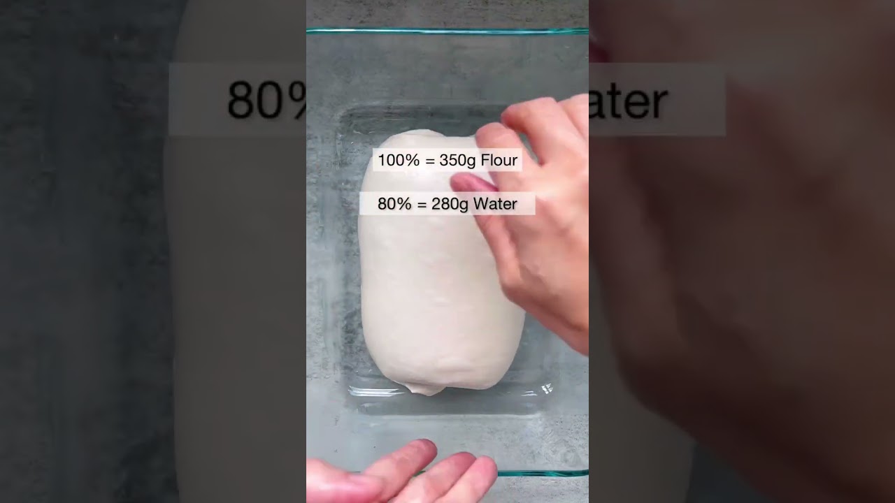 How to Calculate Baker’s Percentage #shorts #sourdough #viral #foodie #trending #shortsfeed #bread