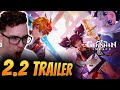 Reacting Version 2.2 "Into the Perilous Labyrinth of Fog" Trailer | Genshin Impact