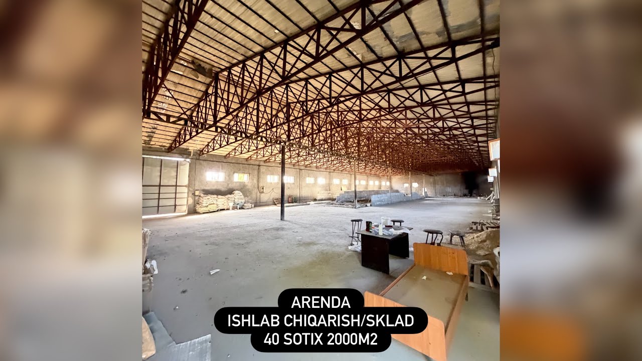 Arendaga / Ishlab Chiqarish va Sklad uchun