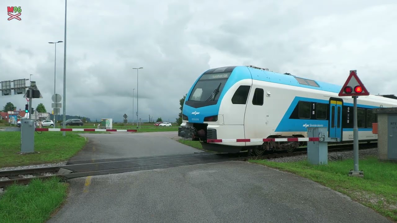 Železniški prehod Trzin #1 (SLO) - 5. + 6.8.2025 / Železniční přejezd / Slovenian railroad crossing