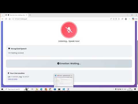 Women Secuirty Real time Geo tracking using Machine Learning Application