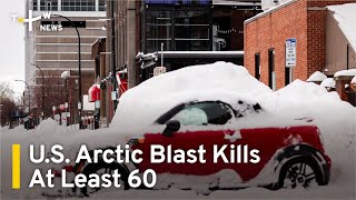 U.S. Arctic Blast Kills At Least 60, Causes Travel Chaos | TaiwanPlus News
