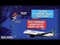 “100 feet under the left wing”. Firework almost hits airplane on final at JFK Airport. Real ATC
