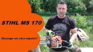 Jak naprawić piłę Stihl MS 170. Stihl ms 170 starting problems. Stihl won't start.