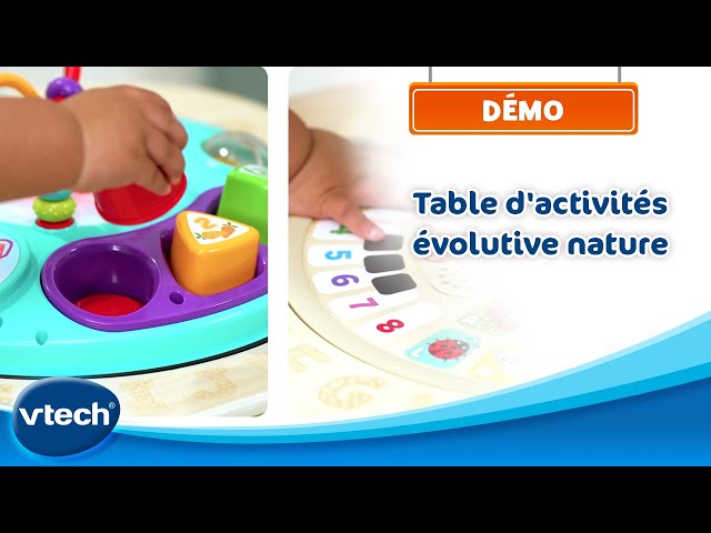 Tableau et table d'activité Vtech Baby Table d'activités évolutive  nature 3 en 1