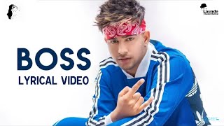 Boss : Jass Manak (Video Lyrics) Satti Dhillon | Latest Punjabi Song