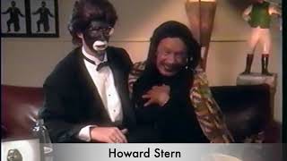 Howard Stern in blackface