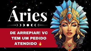 🔮ÁRIES🌻DE ARREPIAR! SEU PEDIDO FOI ATENDIDO🔥É SEU MERECIMENTO E VAI SER VISTO POR TODOS💸🤯