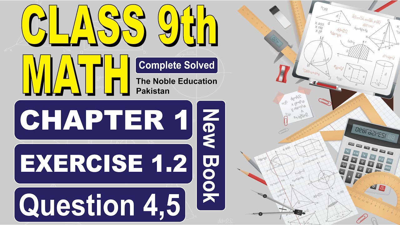 Class 9 Math Chapter 1 Exercise 1.2 Quest 4, 5 | Full Solution (New ...