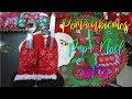 DIY porta cubiertos papa Noel