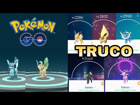 Vídeo: Pok Mon Go Evolución De Eevee: Cómo Evolucionar A Eevee En Leafeon, Glaceon, Umbreon, Espeon, Vaporeon, Jolteon Y Flareon Con Nuevos Nombres