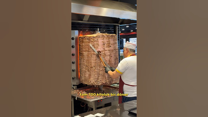 700 kilo döner yetmiyor akşam bir şiş daha takıyorlar