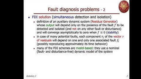 Robotics 2 - Prof. De Luca  Lecture 22 (18 May 2020)