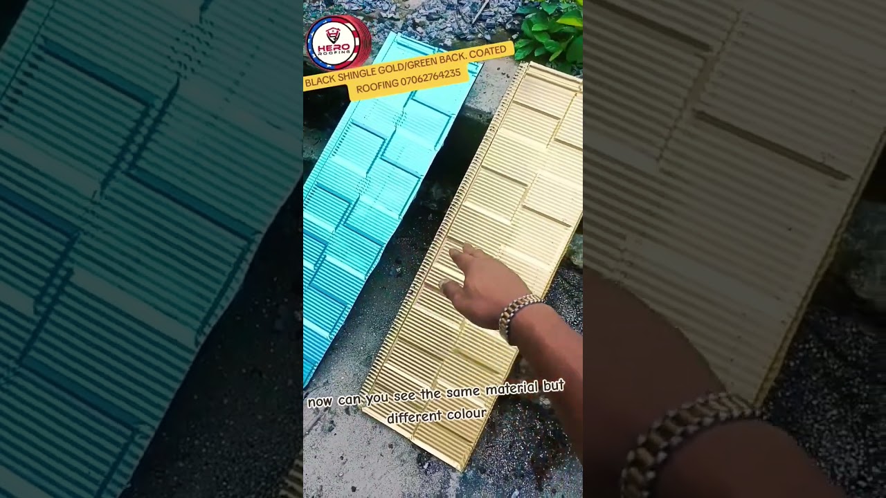 Original Black Shingle Stone Coated Roofing Sheet