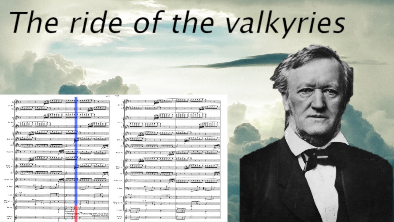 Wagner: Ride of the Valkyries [sheet music] - YouTube