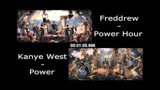 Kanye West - POWER  VS  Freddiew - Power Hour