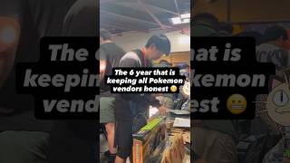 The 6 year old that is keeping all Pokemon vendors honest 😬 #vendorpov #huttvalley #pokemontcg