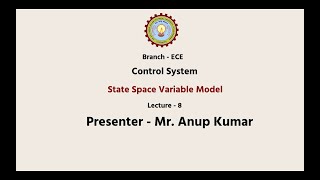 Control Systems | State Space Variable Model | AKTU Digital Education
