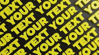 Diagonal Moving Text Background - Ambient Audio