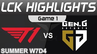 T1 vs GEN Highlights Game 1 LCK Summer Season 2022