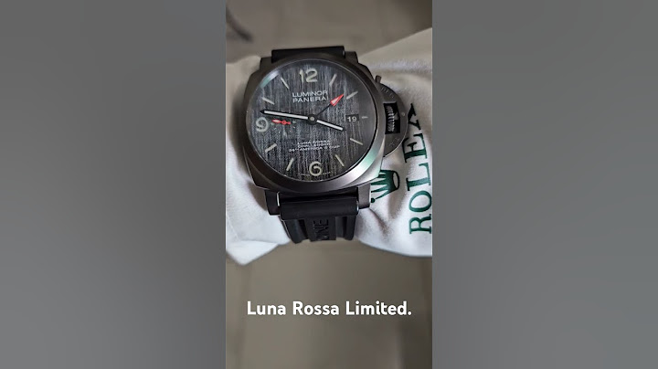 Panerai Luna Rossa Pam 1036 Paneristic 36 Anniversary Luna Rossa Sailing team 44mm titanium case.