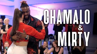 Chamalo & Mirty dancing Konpa (DANSER by JazzyKey x Dj Djo x Oscar) @Kizz'Me Bachamore 2023 Resimi