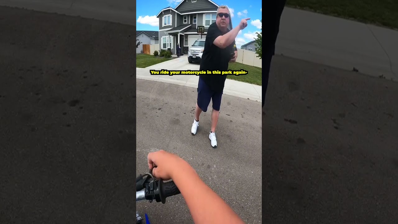 Angry Neighbor Yells At Biker Kid Part 1 Minty150dy