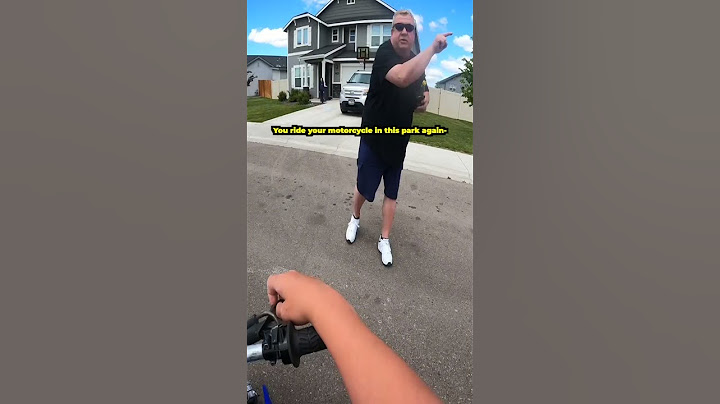 Angry neighbor yells at biker kid 😤 part 1 @minty150dy