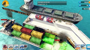 EMERGENCY HQ - LEVEL 41 - Container Ship On Fire