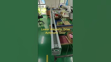 Maglev automatic sliding door opener. Slim rail, easy installation. #automaticdoor