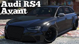 GTA V PC Mods - Audi RS4 Avant [LibertyWalk] [DOWNLOAD]