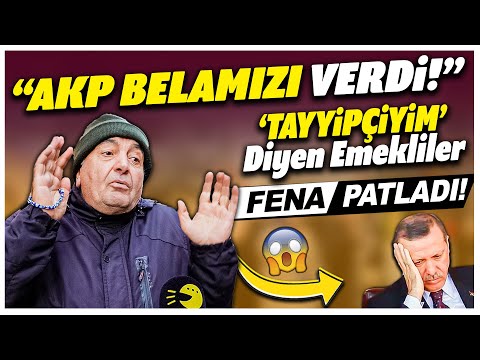 AKP'li Emekliler Bile Bağıra Bağıra İsyan Etti! \