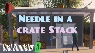 Goat Simulator 3 - Needle in a Crate Stack Mission and Unlocking the Plunger Gear