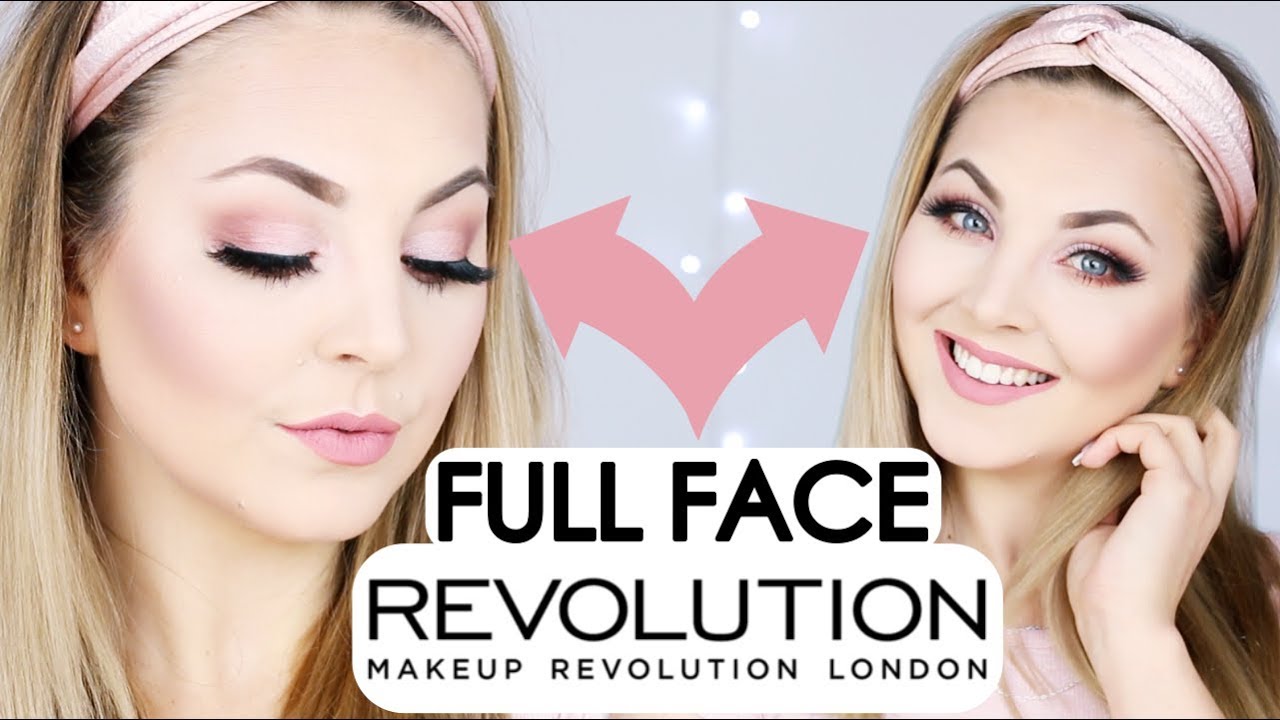 FULL FACE MAKEUP REVOLUTION - One Brand Makeup Tutorial ...