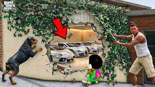 Franklin &amp; Shinchan Reveals A New Secret Garage Inside His House in GTA 5 ! || SHINCHAN GTA 5 VIDEO