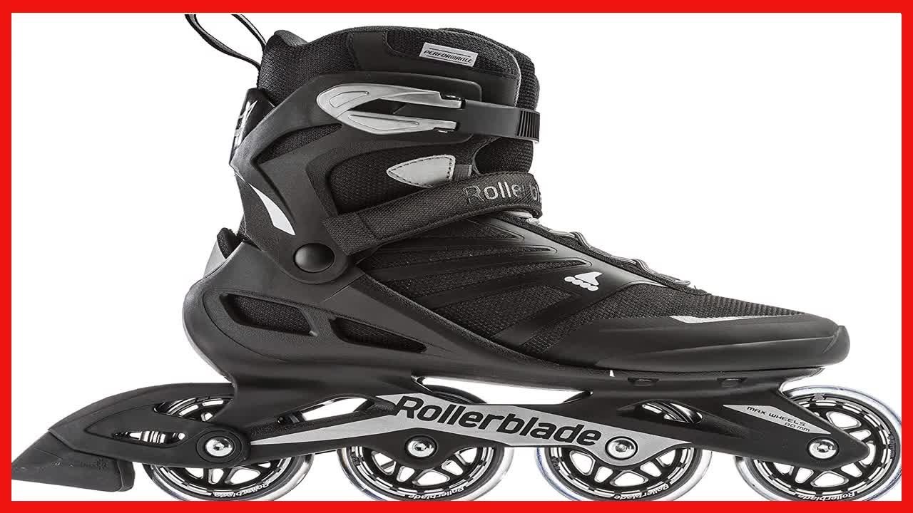 Rollerblade Zetrablade Men's Adult Fitness Inline Skate, Black and